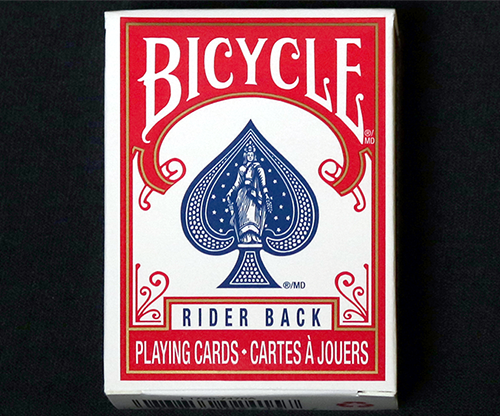 36003-full Bicycle Mini Playing Cards (Red)