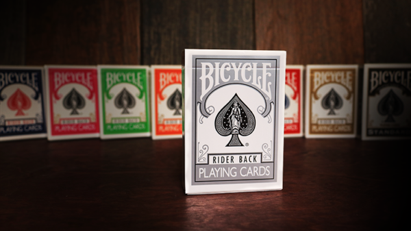 Bicycle Rider Back Playing Cards (Poker) (Silver)