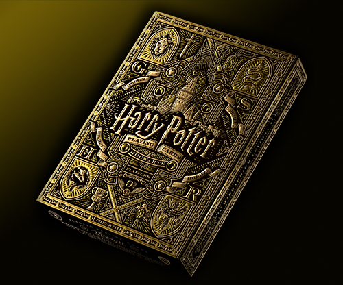 Harry Potter Playing Cards Yellow Hufflepuff by Theory11
