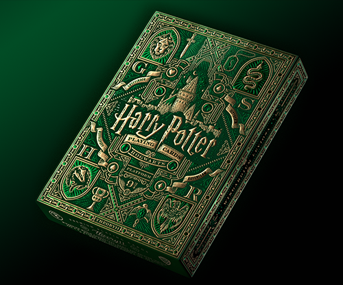 Harry Potter Playing Cards Green Slytherin by Theory11