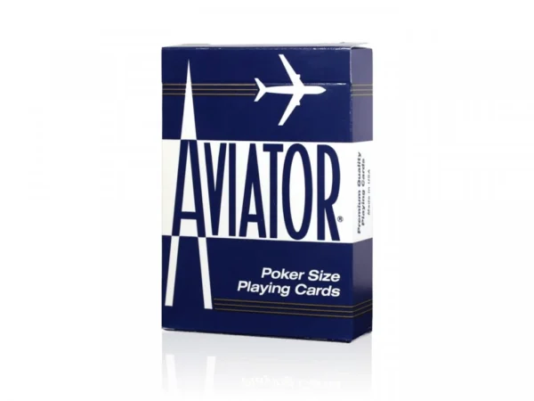 Aviator Poker Size Playing Cards Blue