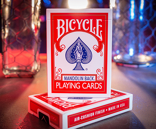 GT Speedreader Marked Deck Standard Version (Bicycle 809 Mandolin Red) Plus Online Effect