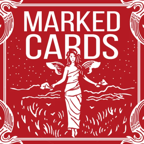 Bicycle Marked Cards by Penguin Magic (Red) (Maiden back)