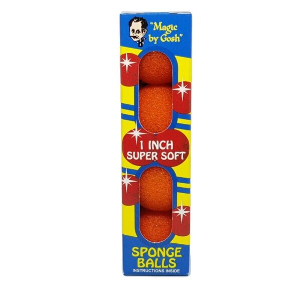 wmremove-transformed 1 inch Super Soft Sponge Ball (Red) Pack of 4 from Magic by Gosh (RED)
