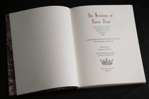 The Aretalogy of Vanni Bossi by Stephen Minch - Book