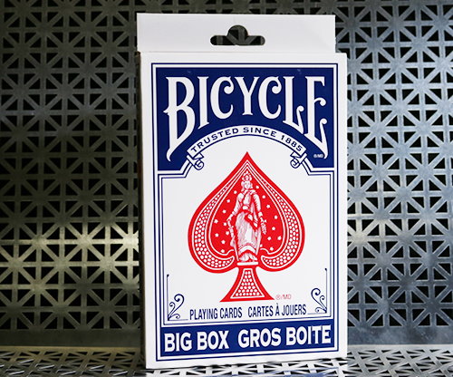 Big Bicycle Cards (Jumbo Bicycle Cards, Blue)
