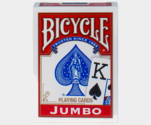 Bicycle Jumbo Index (Red) Playing Cards