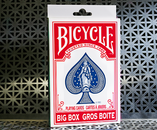 Big Bicycle Cards (Jumbo Bicycle Cards, Red)