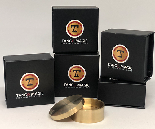 Okito Box Half Dollar (w/online instructions) (B0005) by Tango Magic - Trick