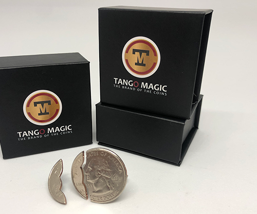 Bite Coin - US Quarter (Internal With Extra Piece) (D0045) by Tango - Trick