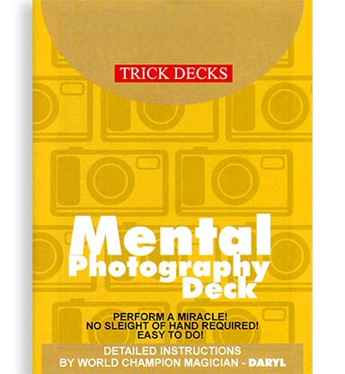 Mental Photo Deck Bicycle (Blue) - Trick