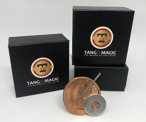 Magnetic Coin English Penny (D0027) by Tango - Trick