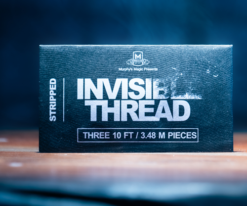 Invisible Thread Stripped 3/10 (3 pieces 10 feet each) by Murphys Magic Supplies - Trick