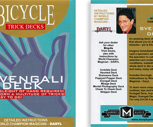 46358-full Svengali Deck Mandolin Bicycle (Red)