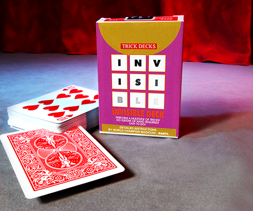 Invisible Deck Bicycle Mandolin (Red)