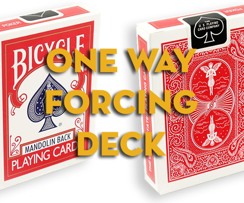 Assorted Mandolin Red One Way Forcing Deck (assorted values)