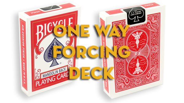 46856-full Assorted Mandolin Red One Way Forcing Deck (assorted values)