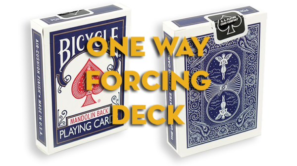 47094-full Assorted Mandolin Blue One Way Forcing Deck (assorted values)