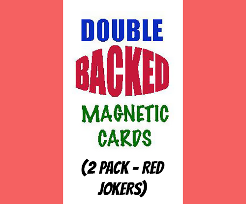 Magnetic Cards (2 pack/Red Jokers) by Chazpro Magic. - Trick