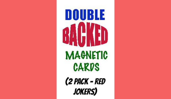 52745-full Magnetic Cards (2 pack/Red Jokers) by Chazpro Magic. - Trick