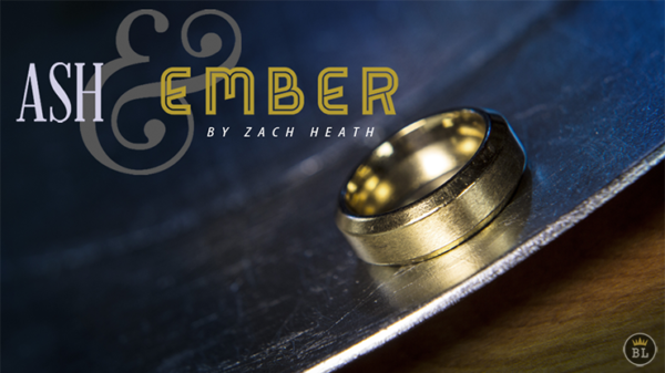 Ash and Ember Silver Curved Size 13 (2 Rings) by Zach Heath - Trick