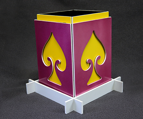 Square Circle Folded (Plastic) by Mr. Magic