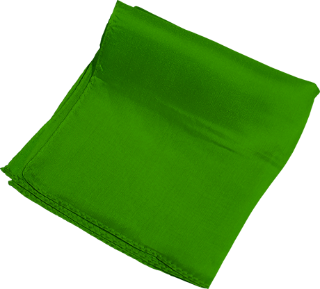 57060-full Silk 6 inch (Green) Magic By Gosh - Trick