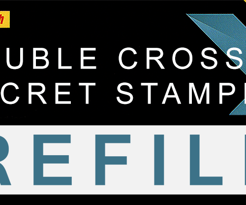 Secret Stamper Part (Refill) for Double Cross by Magic Smith - Trick