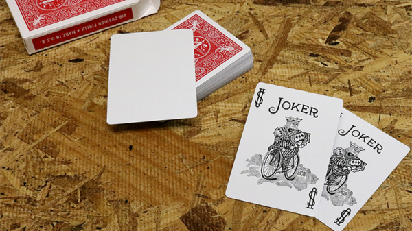 57498-alt3 Bicycle Maiden Back (Red) by US Playing Card Co