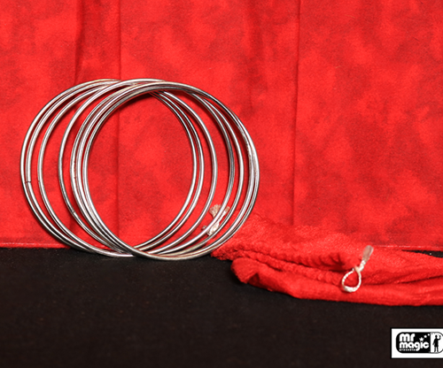 5" Linking Rings SS (7 Rings) by Mr. Magic - Trick