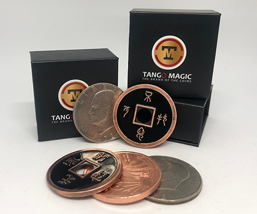 58452-full Dollar Size Silver Copper Chinese Transposition (CH023) by Tango Magic