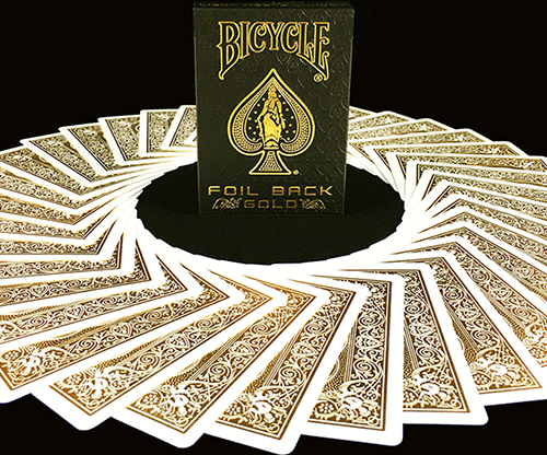 59165-alt1 Bicycle MetalLuxe Gold Playing Cards Limited Edition by JOKARTE
