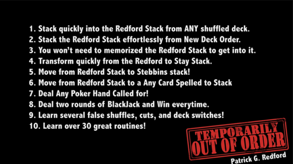 59497-alt4 Temporarily Out of Order by Patrick Redford - Book