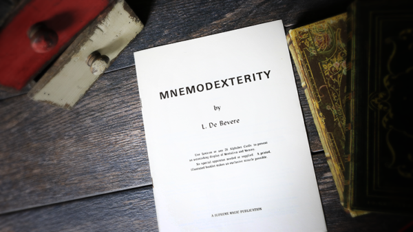 59805-full Mnemodexterity by L. De Bevere - Book