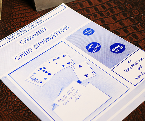 59872-full Cabaret Card Divination by Billy McComb and Ken de Courcy - Book