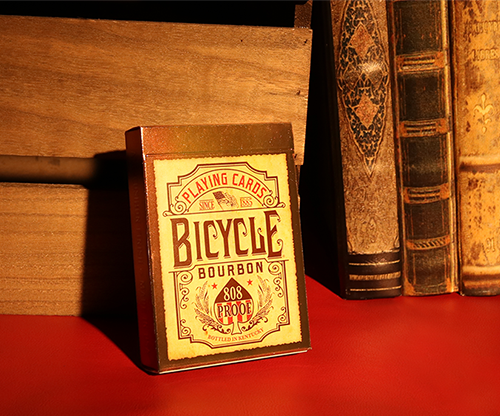 60499-full Bicycle Bourbon Playing Cards by USPCC