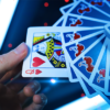Cherry Casino Playing Cards (Tahoe Blue) by Pure Imagination Projects