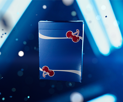 Cherry Casino Playing Cards (Tahoe Blue) by Pure Imagination Projects