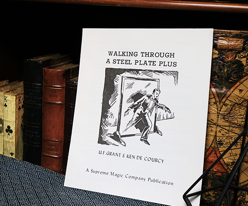 61296-full Walking Through a Steel Plate PLUS by U.F. Grant & Ken de Courcy - Book