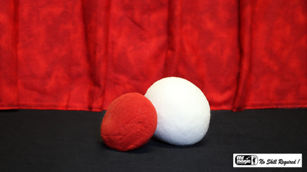 61451-alt1 Ball to Dice (Red/White) by Mr. Magic - Trick