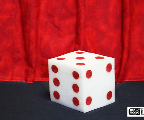 61451-full Ball to Dice (Red/White) by Mr. Magic - Trick