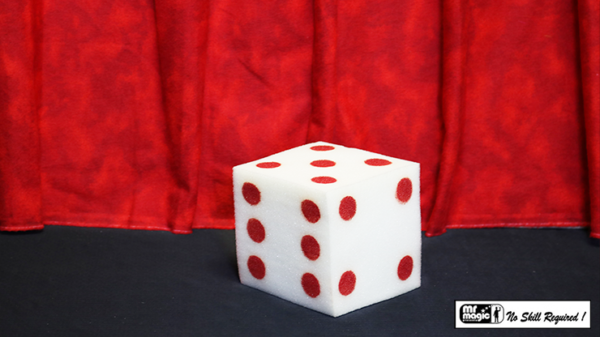 61451-full Ball to Dice (Red/White) by Mr. Magic - Trick