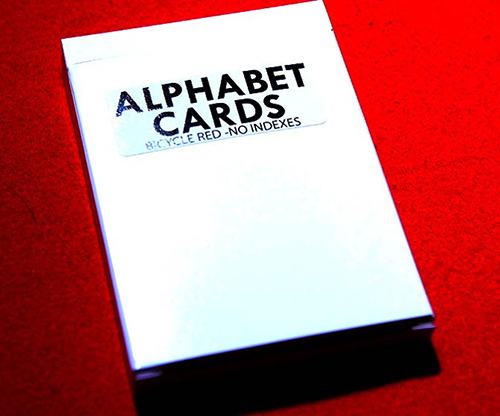 Alphabet Playing Cards Bicycle No Index by PrintByMagic - Trick