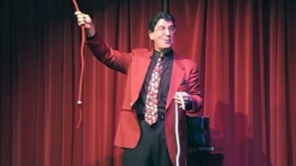 62327-alt5 Amazing Acrobatic Knot with extra knot Blue and Yellow (Gimmicks and Online Instructions) by Daryl - Trick