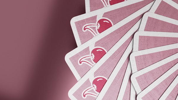 63394-alt2 Cherry Casino (Flamingo Quartz Pink) Playing Cards By Pure Imagination Projects