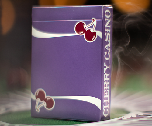 63395-full Cherry Casino (Desert Inn Purple) Playing Cards by Pure Imagination Projects