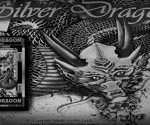 Silver Dragon (Standard Edition) Playing Cards by Craig Maidment