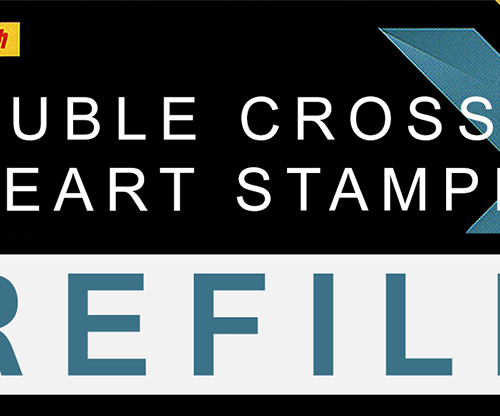 Heart Stamper Part for Double Cross (Refill) by Magic Smith - Trick