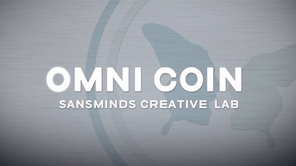 64619-full Omni Coin US version (DVD and 2 Gimmicks) by SansMinds Creative Lab - Trick