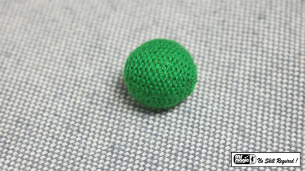 64821-full Crochet Ball .75 inch Single (Green) by Mr. Magic - Trick